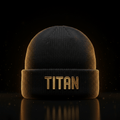 TITAN Cuffed Beanie - Black Edition