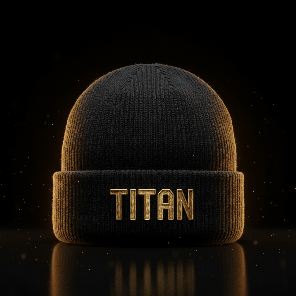 TITAN Cuffed Beanie - Black Edition