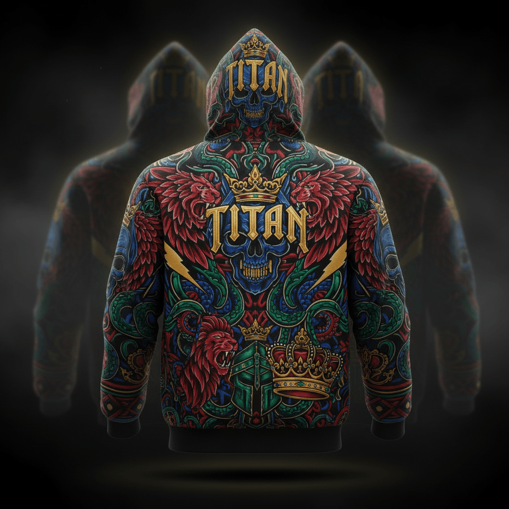 TITAN Domination Hoodie — Back