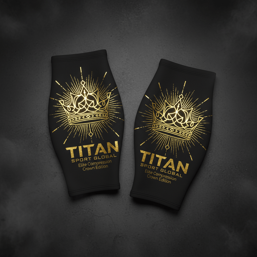 TITAN Elite Compression Elbow Sleeves Crown Edition