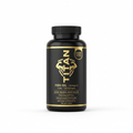 Black bottle of TITAN Fish Oil with gold label, Omega-3 logo, and 120 softgels text on a white background.