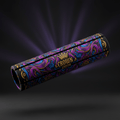 TITAN 36-inch foam roller featuring "CROWN EDITION" text, gold crown logo, and swirling purple, blue, and gold design.