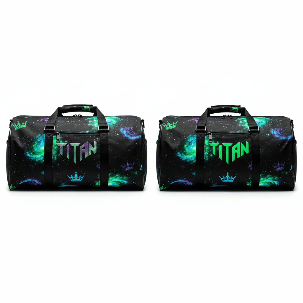 TITAN Glow Galaxy Duffle