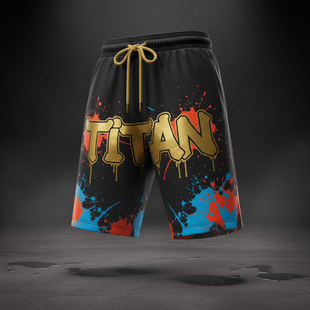 TITAN Graffiti Jogger Shorts