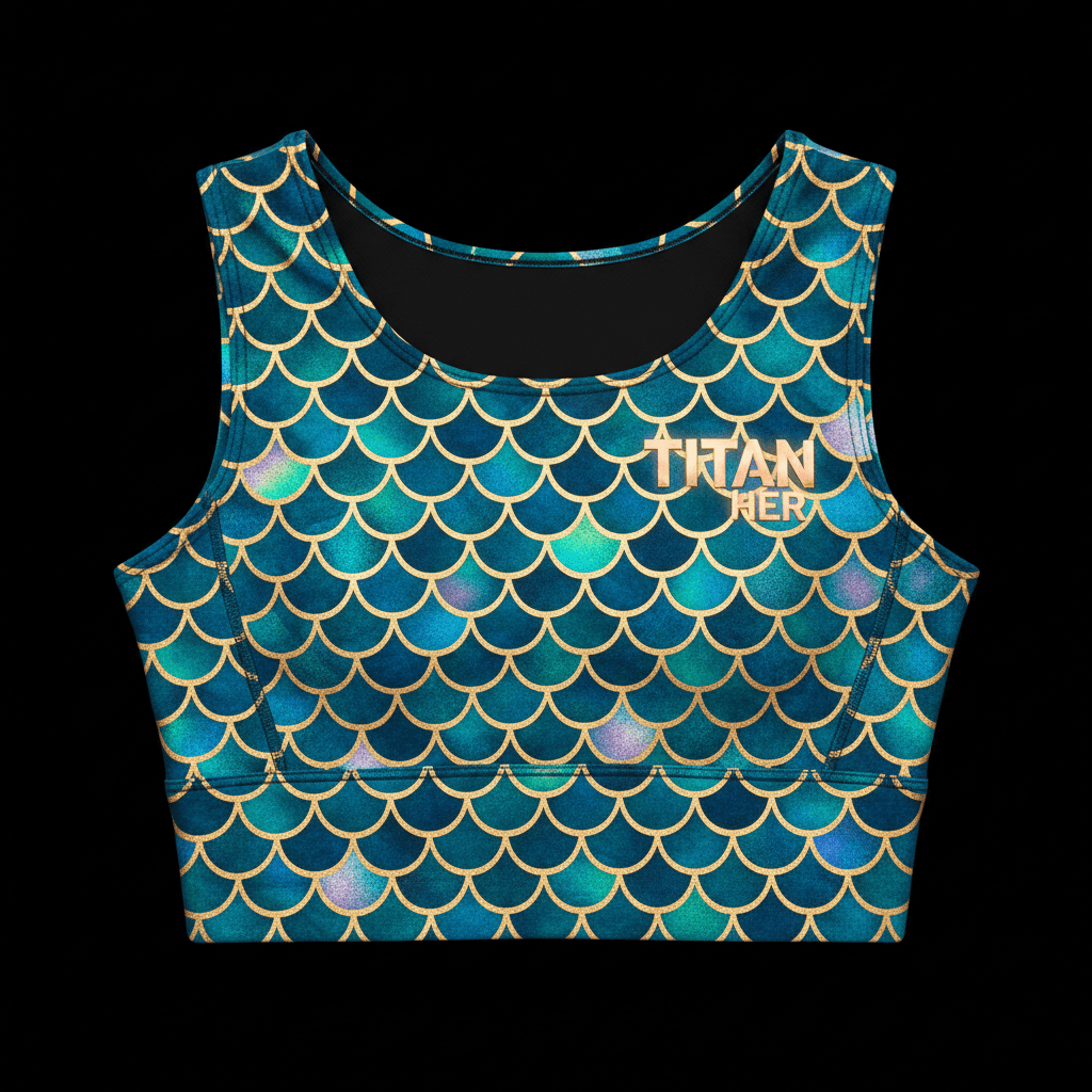 TITAN HER Mermaid Crop Top
