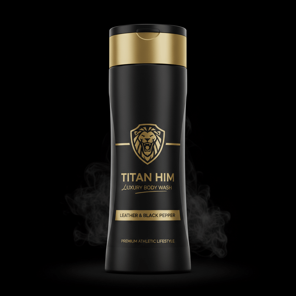 TITAN HIM Body Wash Leather & Black Pepper