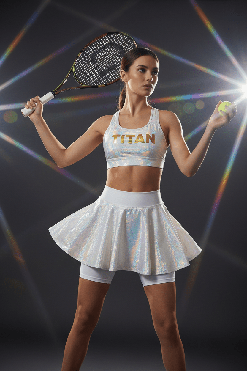 TITAN Holographic Tennis Set