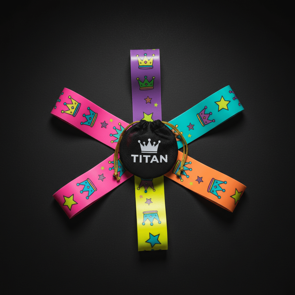 TITAN Kids Resistance Bands — Crown Stars