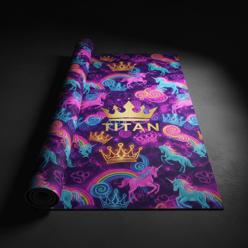 TITAN Kids Yoga Mat — Unicorn Crown