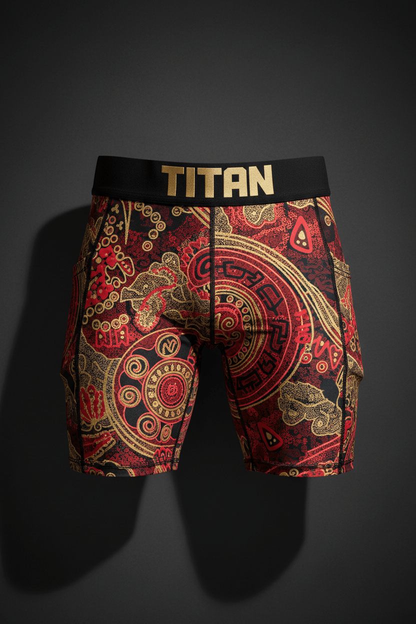 TITAN Men's Aboriginal Dreamtime Shorts