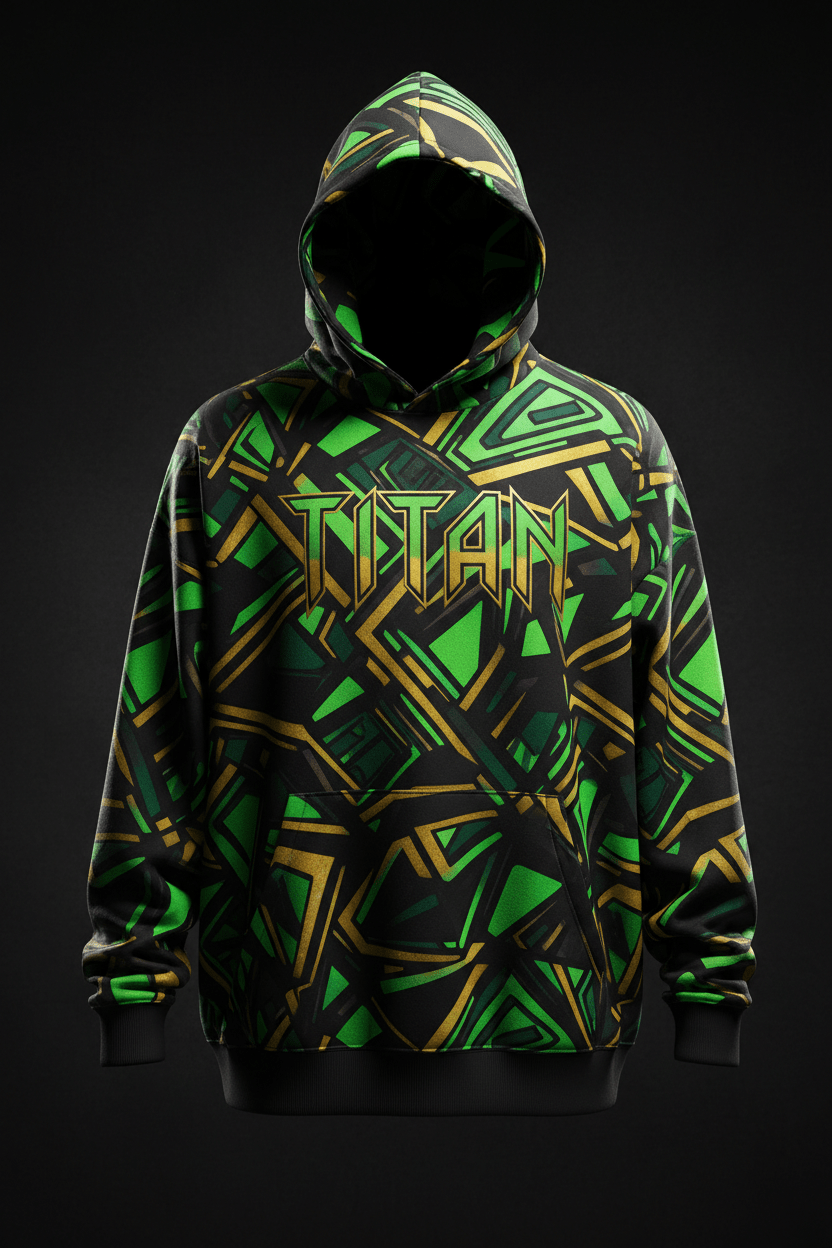 TITAN Men's Alien Geometric Hoodie