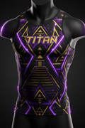 TITAN Men's Aztec Pyramid Compression Tank