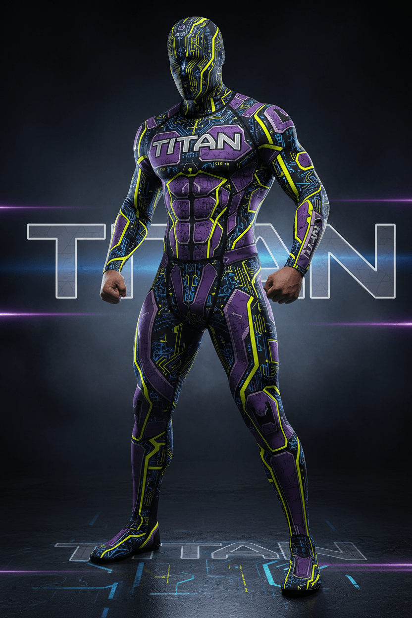 TITAN Men's Circuit Board Compression Suit