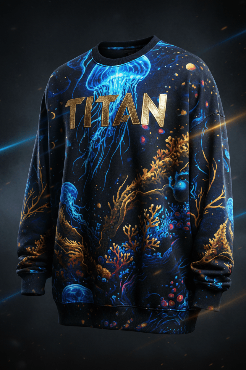 TITAN Men's Deep Sea Crewneck