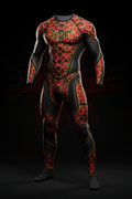 TITAN Men's Dragon Scale Compression Suit