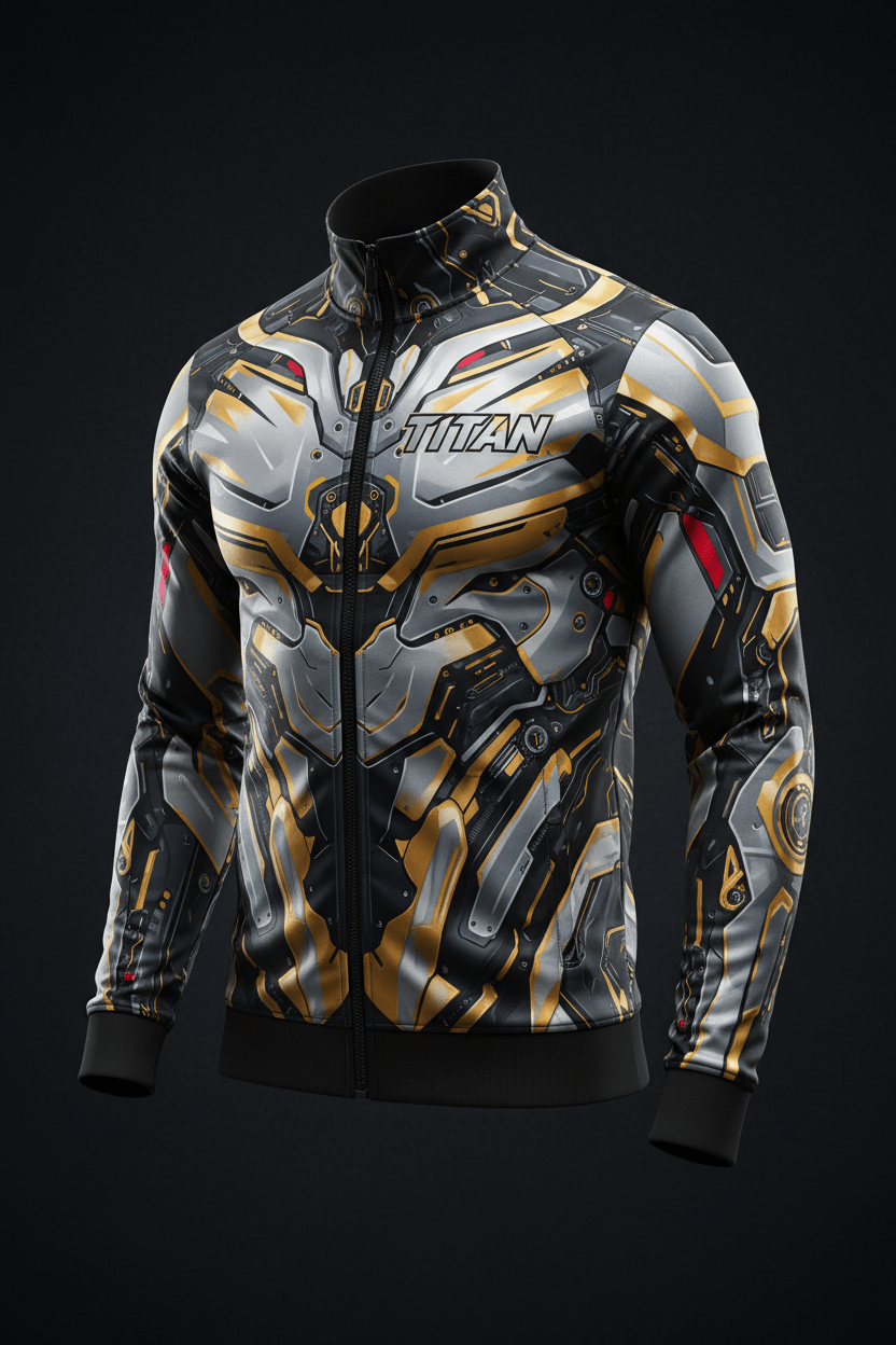 TITAN Men's Exoskeleton Armor Track Jacket