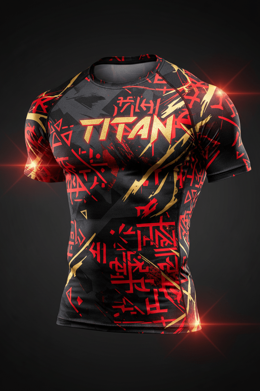TITAN Men's Filipino Baybayin Compression Shirt