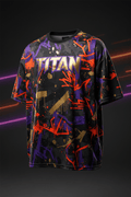 TITAN Men's Graffiti Mural Oversized Tee