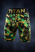 TITAN Men's Jungle Camo Compression Shorts