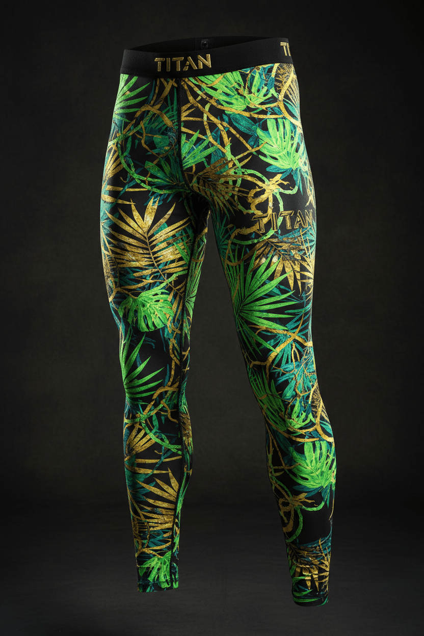 TITAN Men's Jungle Vine Compression Tights