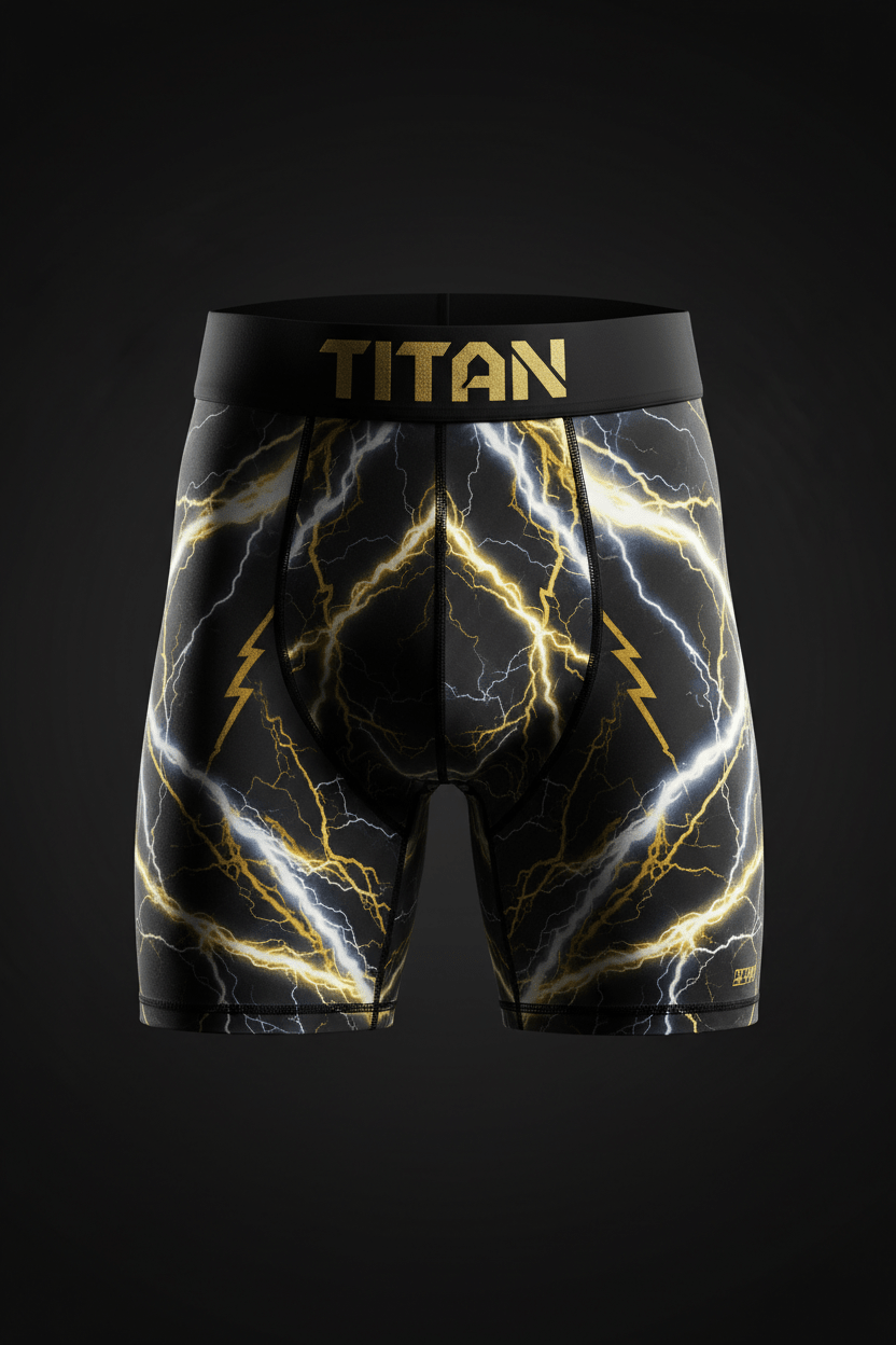 TITAN Men's Lightning Storm Compression Shorts