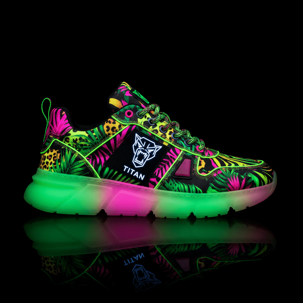 TITAN Men's Neon Jungle Low-Top
