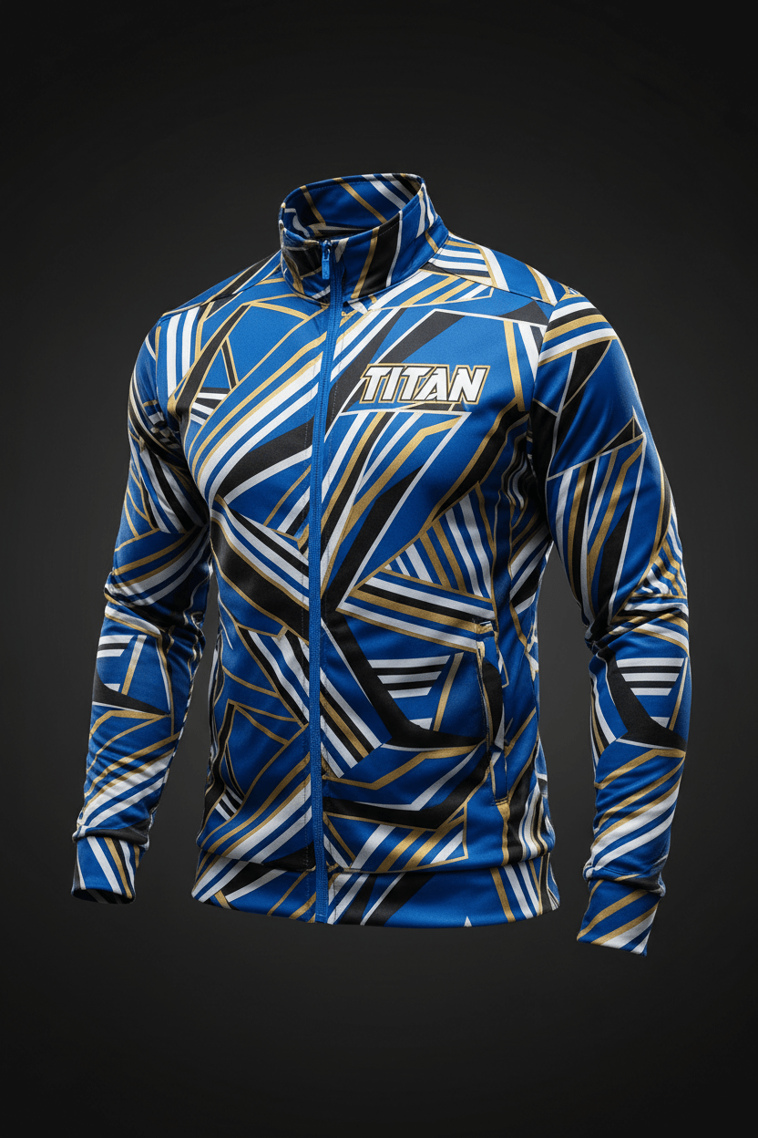 TITAN Men's Retro Racing Track Jacket
