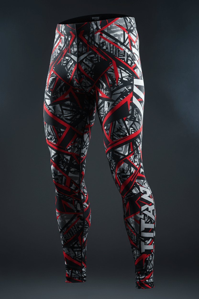 TITAN Men's Shatter Glass Compression Tights