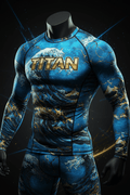 TITAN Men's Tsunami Wave Compression Shirt