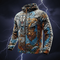 TITAN windbreaker with lion, bear, and eagle graphics, "CROWN EDITION" text, and blue, gold, and black colors.
