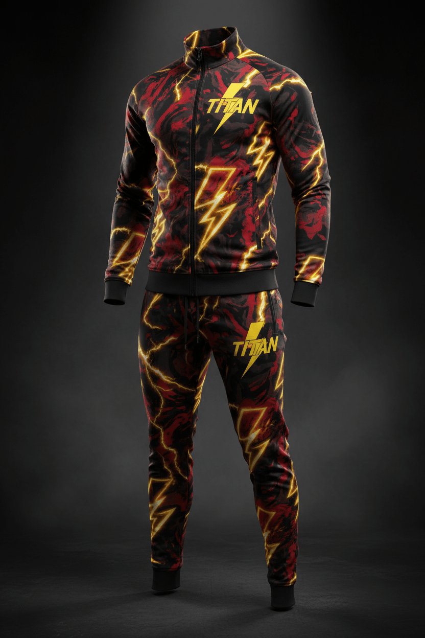 TITAN Men's Zeus Lightning Tracksuit Set