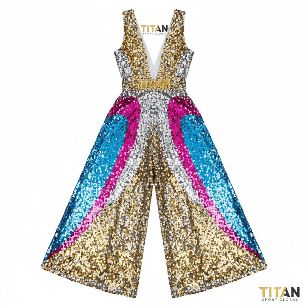 TITAN Mirror Sequin Jumpsuit
