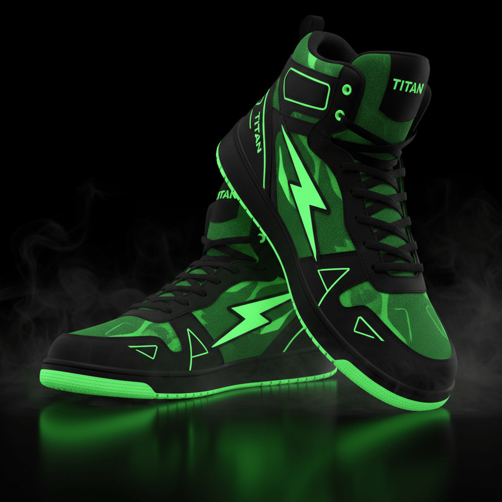 TITAN Neon Green High Top