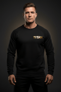 TITAN Organic Sweatshirt - Black & Gold