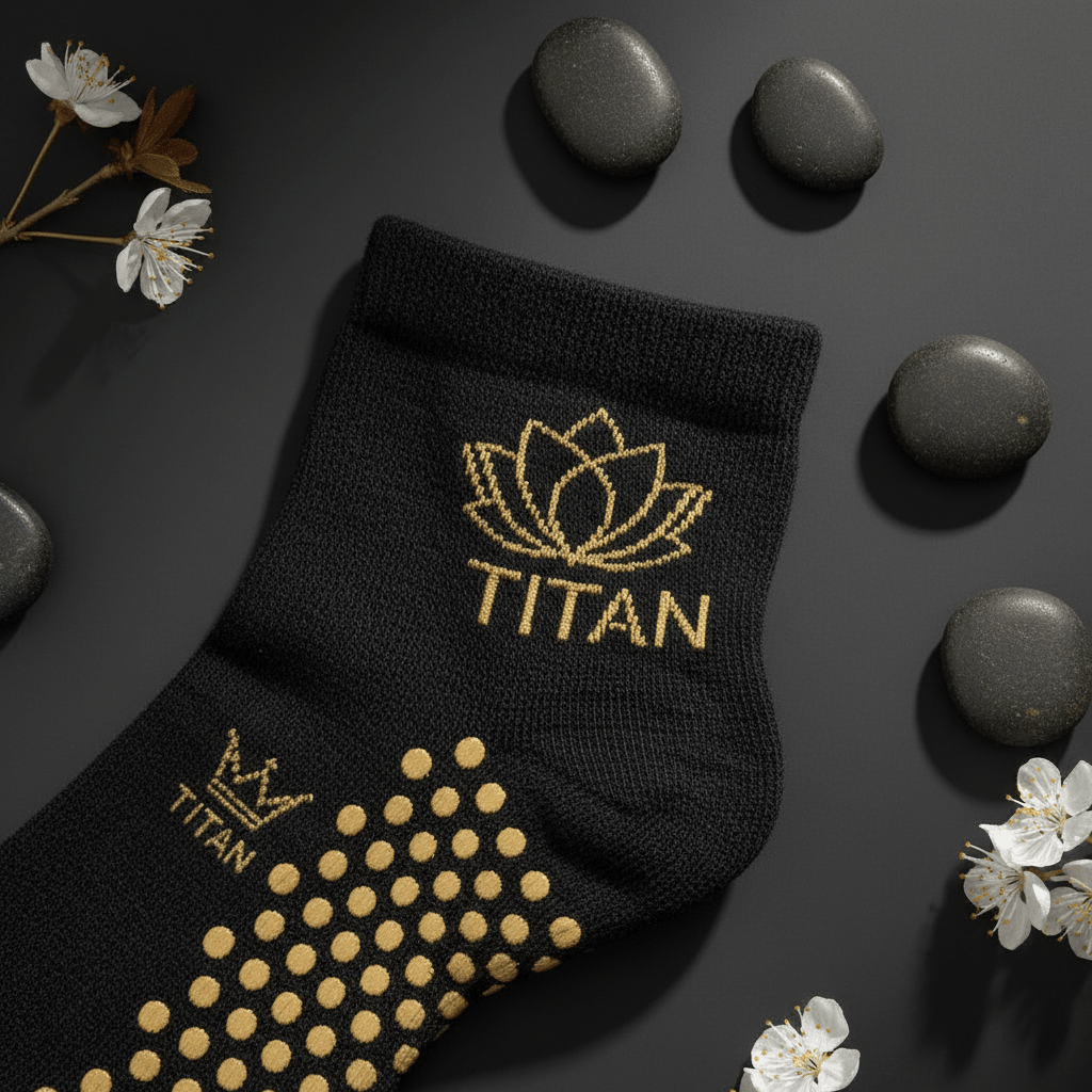 TITAN PilatesPro Socks — Top Detail