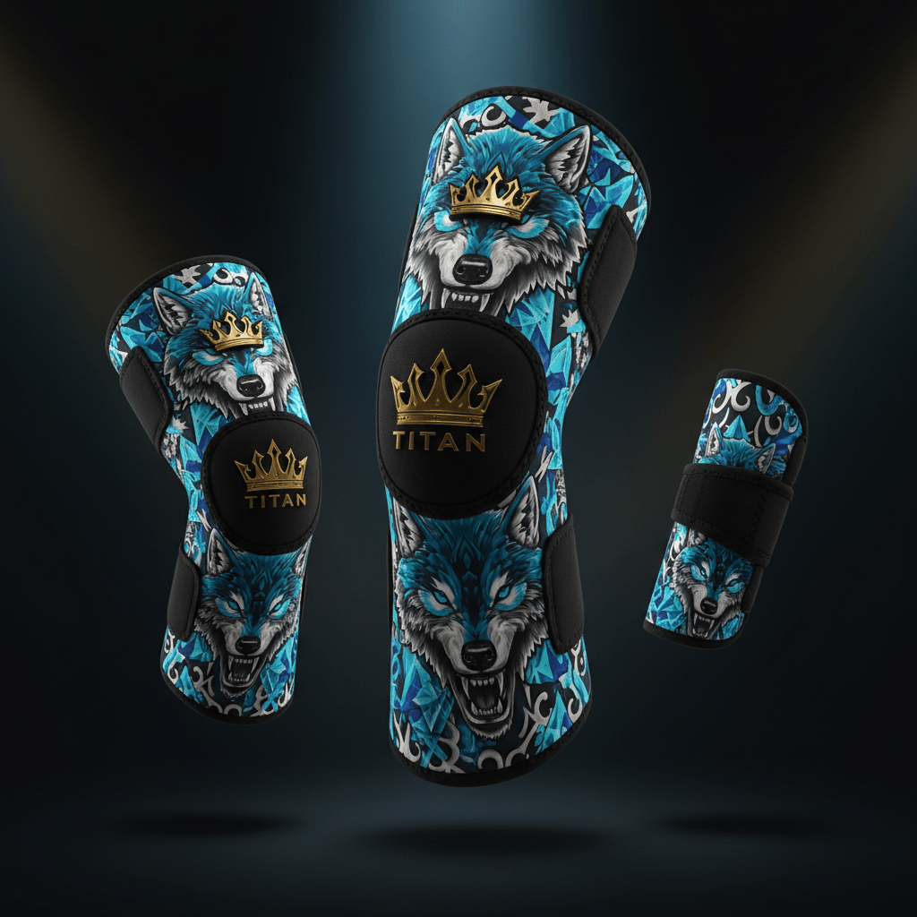 TITAN Portable Cold Therapy Compression Wrap Set Crown Edition
