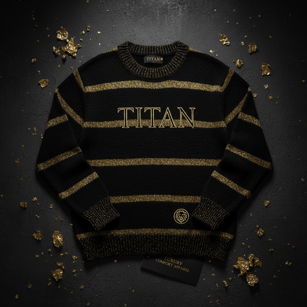 TITAN Relaxed Fit Crew Neck Sweater