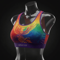 TITAN SWAG HER Sports Bra — Rainbow Phoenix