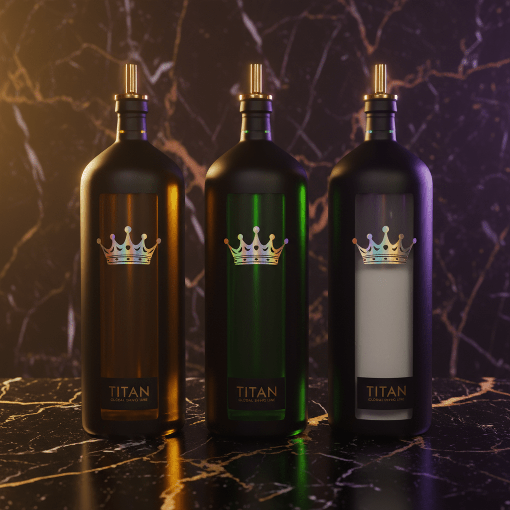 TITAN SWAG LINE — Crown Edition Healthy Cooking Oil Set — Big Bottles