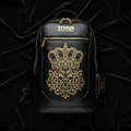 TITAN Travel Hydration Pack — Pitch Black Gold AirTag Edition