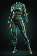 TITAN Women's Celtic Knot Catsuit