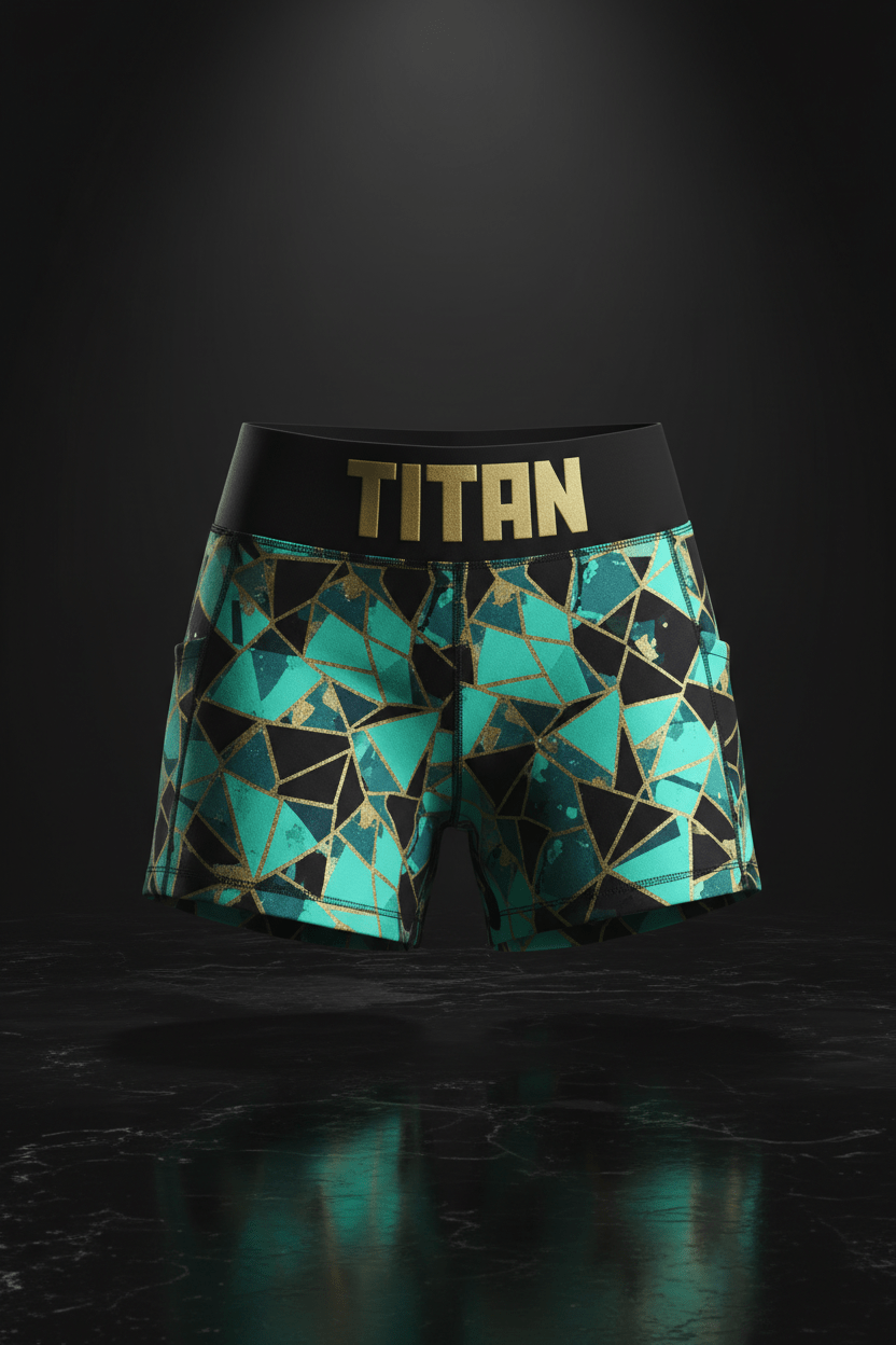 TITAN Women's Crystal Diamond Shorts