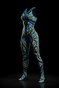 TITAN Women's Electric Tribal Catsuit