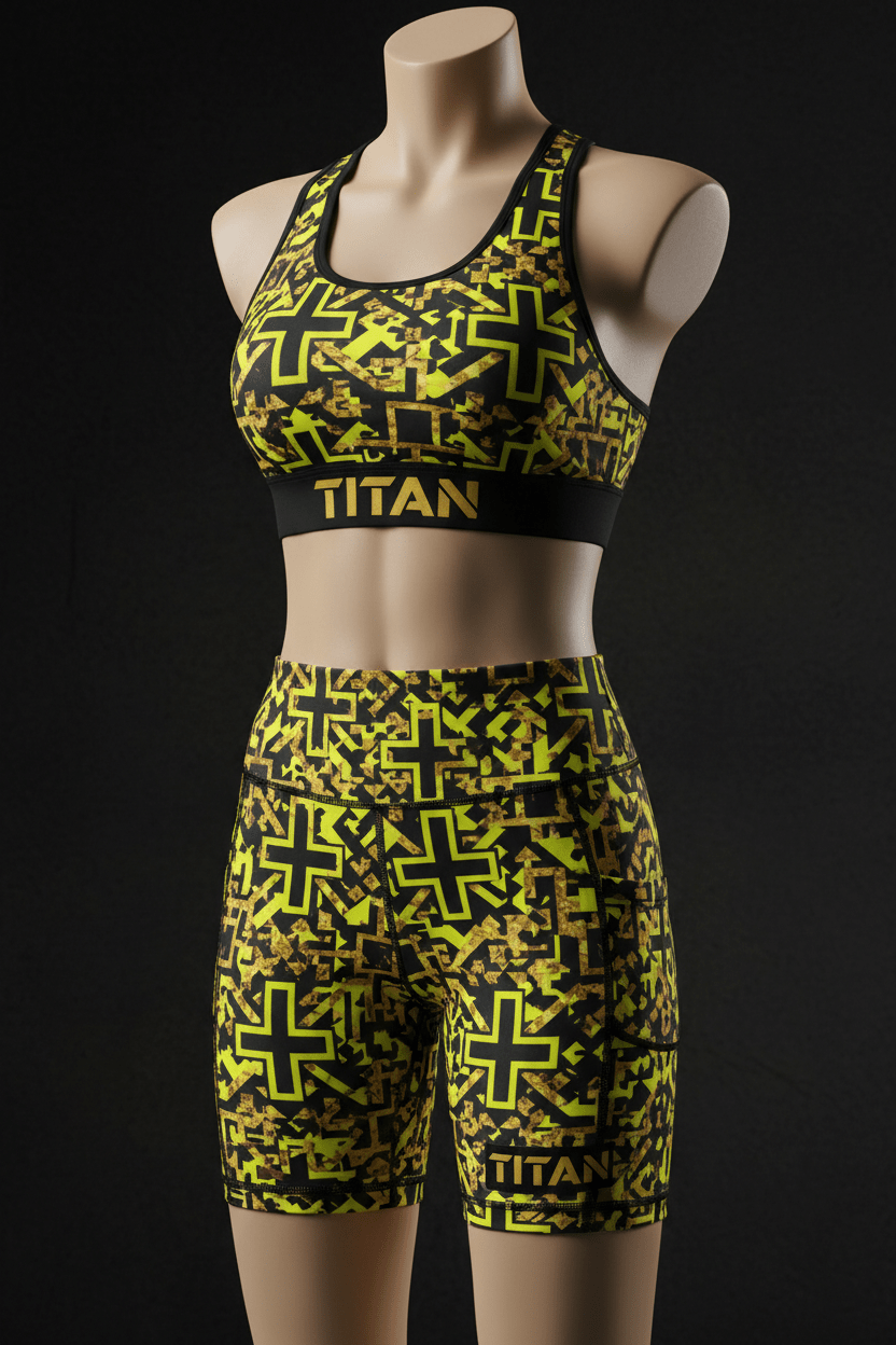 TITAN Women's Ethiopian Tribal Bike Short Set