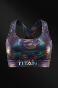 TITAN Women's Holographic Support Sports Bra
