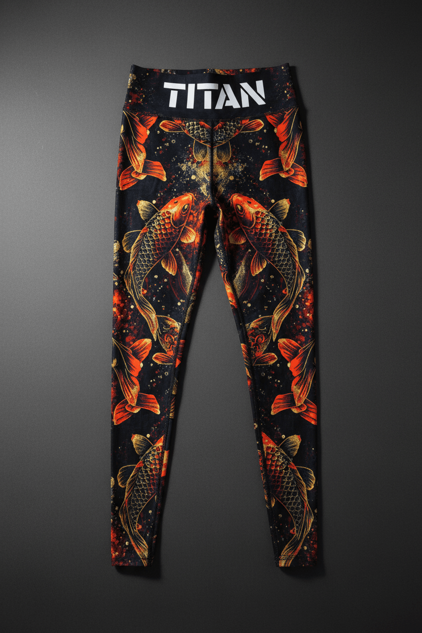 TITAN Women's Koi Fish Leggings