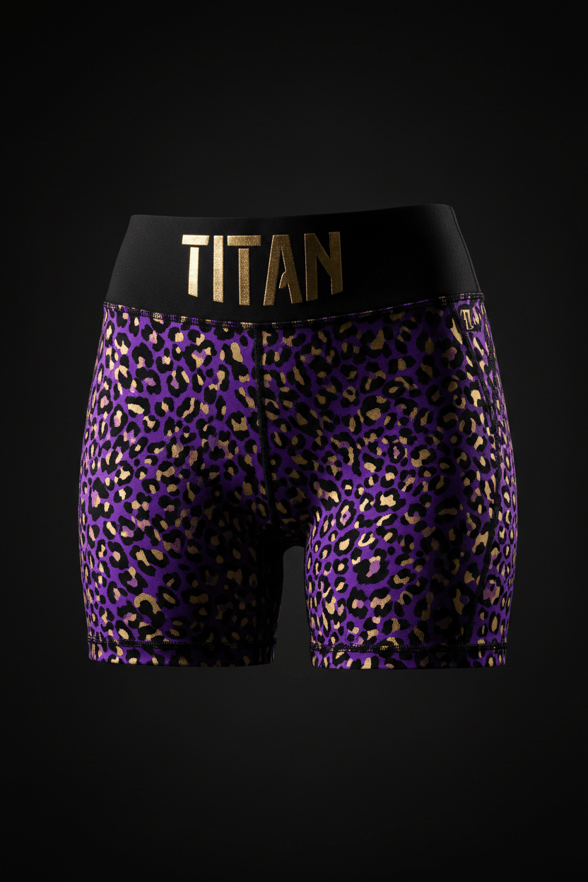 TITAN Women's Leopard Print Shorts