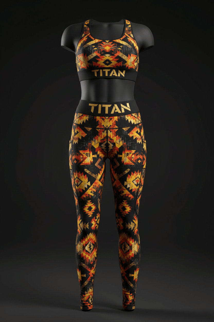 TITAN Women's Navajo Geometric Matching Set