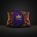 TITAN Women's Neoprene Waist Trainer - Royal Purple Rose Crown Edition
