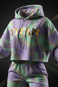 TITAN Women's Pastel Cloud Crop Hoodie